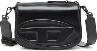 Diesel 1DR-Camera bag in premium leather - Crossbody Bags - Unisex - Black