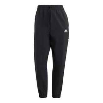adidas (WMNS) adidas Essentials 3-Stripes Woven 7/8 Pants Asia Sizing Black HT3398