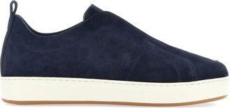 Hogan Retro-ge&iuml;nspireerde Slip-On Su&egrave;de Sneakers - Heren - Sneakers - Blauw - 42 EU - Su&egrave;de - Schoenen