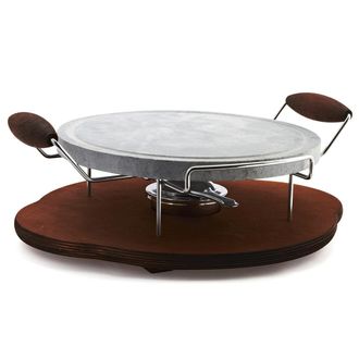 Bisetti Round soapstone &oslash; 30 cm with stove