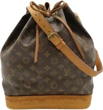 Louis Vuitton Pre-owned Bucket Bags, male, Brown, Size: ONE SIZE Pre-owned Monogram Shoulder Bag