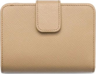 Prada Portafoglio con zip a giro - Toni neutri