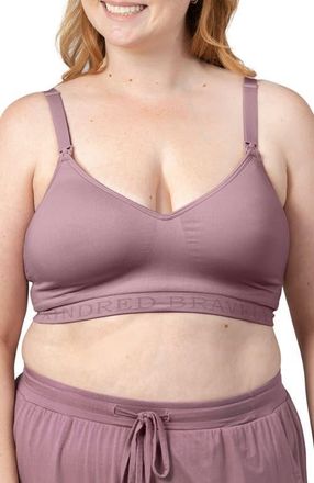 Kindred Bravely Busty Contour Hands-Free Pumping & Nursing Bra- Sizing Options Available in E-H Cup in Twilight at Nordstrom, Size X-Large G