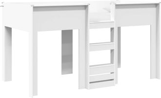 vidaXL Cama Litera Para Ni&ntilde;os 100 X 200 Cm Madera De Ingenier&iacute;a Vidaxl