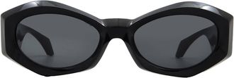 Versace Dark Grey Geometric Ladies Sunglasses VE4466U GB1/87 54