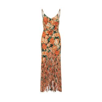 Pinko Maxi Dresses, female, Multicolor, Size: L Badia Dress