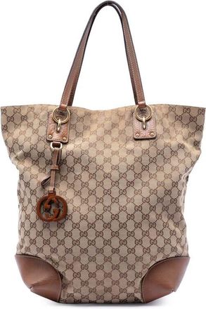 Gucci Pre-owned Gucci Large GG Canvas GG Charm Tote SWXEFGHV6GR8SKMS