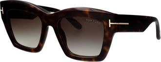 Tom Ford Zonnebrillen - Dames - Zonnebrillen - Zwart - 52 MM - Accessoires