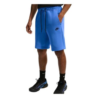 Nike Tech Fleece Shorts - Heren - Sport - Blauw - Maat: XS Fleece