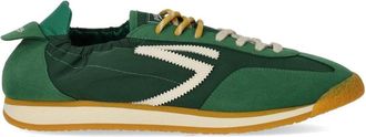 Puraai 6.02 Panther Football Vintage Nylon Sneaker - Heren - Sneakers - Groen - 42 EU - Nylon - Schoenen