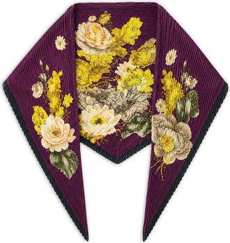Saachi Saachi Floral Pleated Bandana