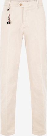 Marco Pescarolo Slim-Fti-Hose aus Baumwolltwill Evo Zip