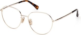Max Mara Occhiali da vista - Dames - Brillen - Geel - 54 MM - Accessoires