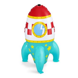 Trade Shop Trade Shop - Missile Gioco Spruzza Acqua Gonfiabile A Razzo Spaziale Bambini 61x64x102cm 52572