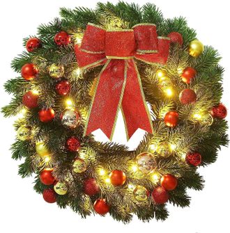 OEM Corona De &Aacute;rbol De Navidad, Corona De Puerta Principal, Decoraci&oacute;n Navide&ntilde;a