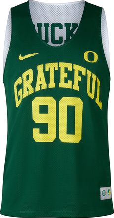 Nike Mens Grateful Ducks Reversible Basketball Practice Jersey in Green | NIKGD040SS26-GRN