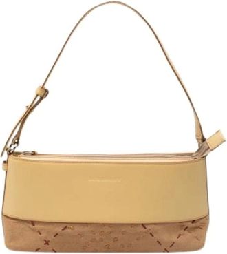 Burberry Pre-owned Shoulder Bags, female, Beige, Size: ONE SIZE Pre-owned Shoulder Bag