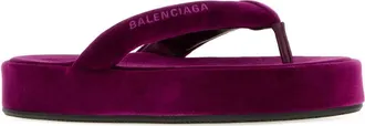 Balenciaga Jet Lag Thong Sandal - Purple