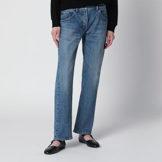 The Row Jeans Fima a vita bassa in denim blu medio