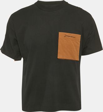 Jacquemus Black Jersey Pocket Detail T-Shirt