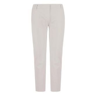Bomboogie Pantalones Palazzo de Sat&eacute;n de Algod&oacute;n - Trousers - Mujer - Beige - XS