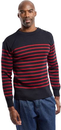 Armor Lux Armor Lux Mens Pull Marin Paimpol Homme Jumper, Multicolour (Navire/Piment I78), XX-Large (Size: 2XL)