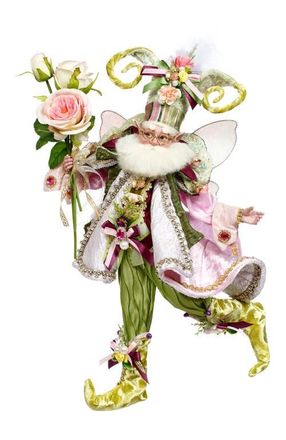 Mark Roberts Cabbage Rose Fairy, Medium in Pistachio Green at Nordstrom
