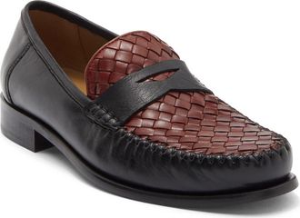 Robert Zur Penny Loafer in Black/Luggage at Nordstrom Rack, Size 11.5