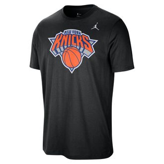 Nike Mens New York Knicks Essential Jordan Statement T-Shirt in Black | IM8835-010