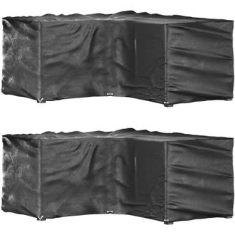 vidaXL Coperture Mobili da Giardino a l 2pz 16 Occhielli 215x215x90cm - Vidaxl