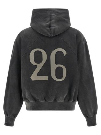 Fear of God Graphic Logo Hoodie - Charcoal