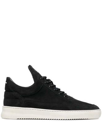 Filling Pieces Low Top Ripple sneakers - men - Rubber/Calf Leather/Calf Leather - 41 - Black