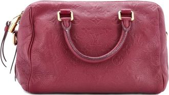 Louis Vuitton Speedy Bandouliere Bag Monogram Empreinte Leather 30 satchel - Roze