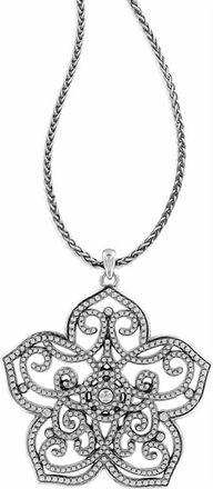 Brighton Illumina Large Crystal Pendant Necklace In Silver