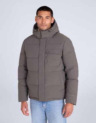 Mountain Warehouse Mens Mountain Warehouse Mens Fistral Padded Jacket - Grey - Size: 40/Regular