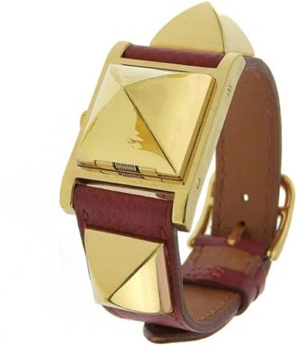 Hermès Pre-owned Watches, female, White, Size: ONE SIZE Pre-owned Stainless Steel watches