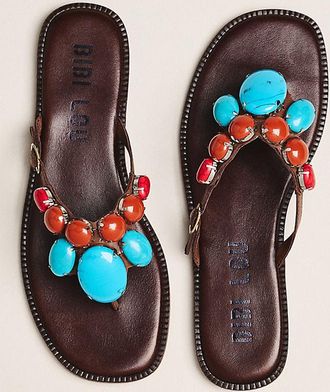Bibi Lou Fira Stone Thong Sandals