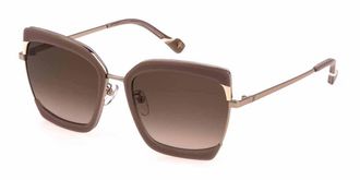 Yalea SYA125 RITA 08FE Womens Sunglasses Brown Size 57