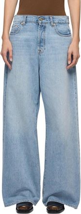 7 For All Mankind Zoey Helen Wide Leg Jean