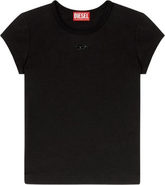 Diesel T-Angie-Od T-Shirt - Dames - T-shirts - Zwart - XS - Katoen - Tops