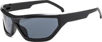 Generic Mens And Womens Driving Sunglasses Outdoor Commuter Vacation Sun Glasses(Black)