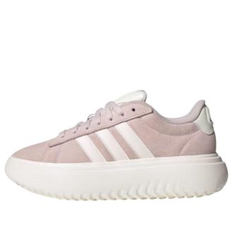 adidas (WMNS) adidas Grand Court Platform Putty Mauve White JR0701