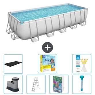 Bestway Piscina Bestway Power Steel Rectangular - 640x274x132 Cm - 8-piezas S532