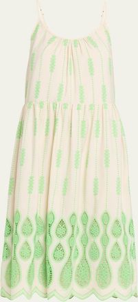 Ramy Brook Sandra Embroidered Midi Dress