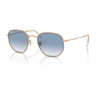 Ray-Ban Hexagonal Rb 3548 Zonnebril - unisex - Zonnebrillen - Geel - 54 MM - Accessoires