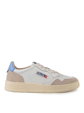Autry Medalist Low Sneakers In Leather And Suede