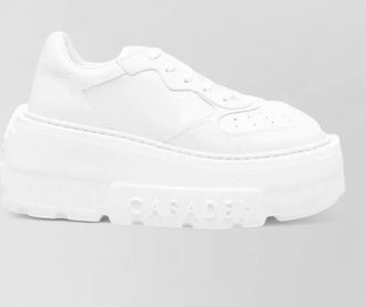 Casadei nexus sneakers platform sole perforated detailing