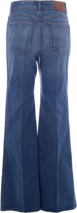 Sportmax Womens Jeans Meandro Medium Vintage Midnight Blue Cotton