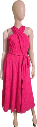 Tahari by ASL Womens Woven Dress In Pink