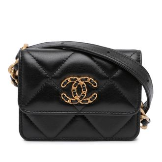 Chanel 19 Mini Tas Van Quilletleer